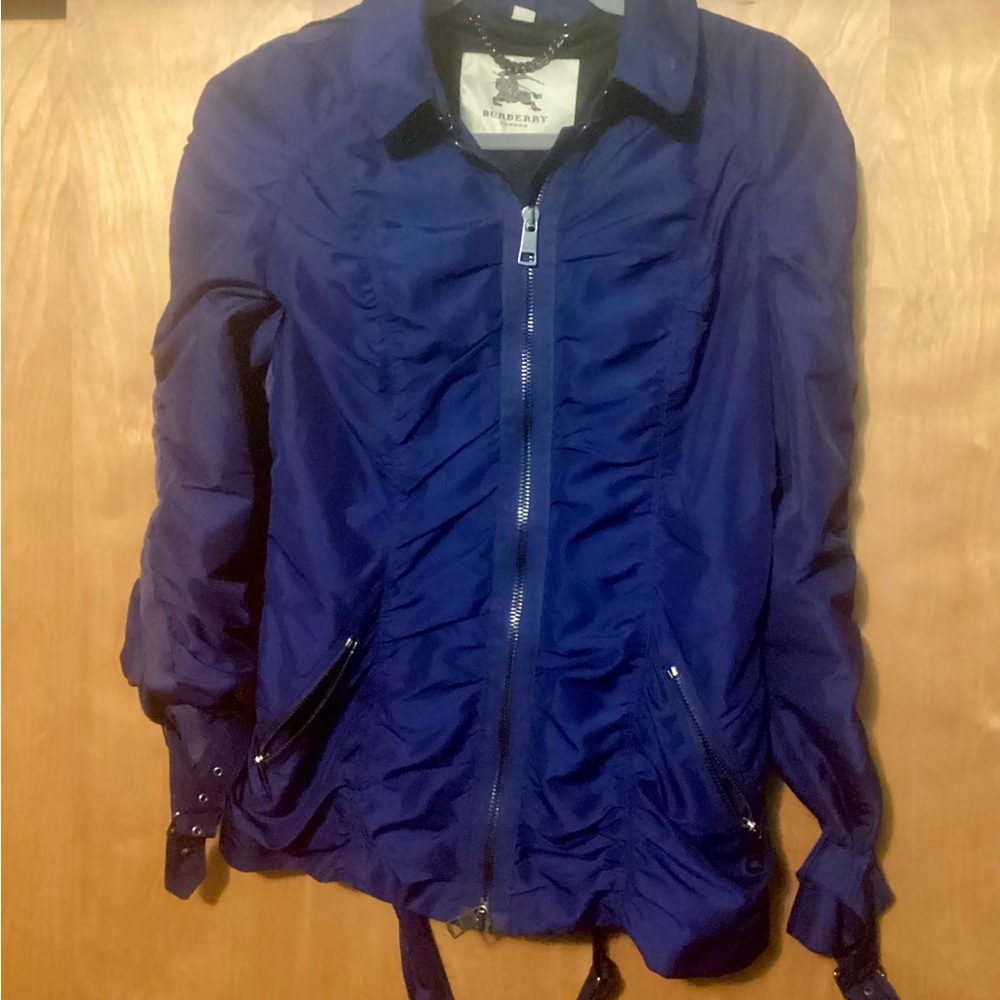 Rare BURBERRY women’s jacket beautiful detail sz 12